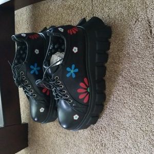 LAMODA IN BLOOM CHUNKY SNEAKERS